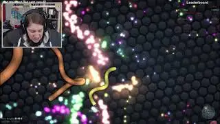 ELIMINAN A #SARINHA_3 ANTES DE LLEGAR AL TOP #SLITHER.IO