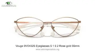 Vouge 0VO4325 Eyeglasses 5 1 5 2 Rose gold 55mm