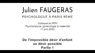 Infertilit&eacute; et psychanalyse: voir un psychologue pour tomber enceinte -Psychologue Paris 9 -Partie 1