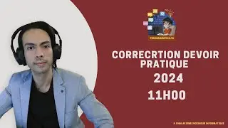 Correction devoir pratique 2024 11H00 | Bac Math Sc Tech (Powertrain)