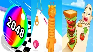Sandwich Runner 🆚 Long Neck Run 🆚 Ball Run 2048