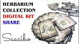 Digital Kit Share - Herbarium Collection #junkjournalprintables