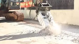 New Hydraulic Chain Drum Cutter Trencher suitable for 10-50 Ton Excavator