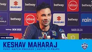Keshav Mahaj, Pretoria Capitals | PRvPC post-match interview | Betway SA20