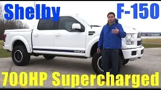 2016 Shelby 700hp Ford F-150!! Test Drive, Walkaround, Detailed Description, Supercharger Sound!