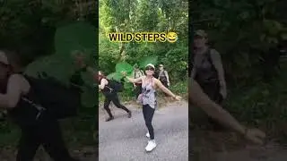 Hiker Mountain Moves😂😍#HikerVibes #TrailGroove #NatureDance #SummitShuffle #AdventureMood