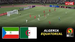 🔴Equatorial Guinea vs Algeria | Africa Cup of Nations 2025 | eFootball PES 21 Simulation