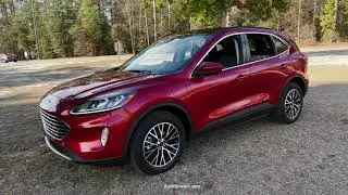 Best Walkaround POV Test Drive 2021 Ford Escape Plug-in Hybrid Titanium