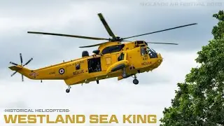 HISTORICAL HELICOPTERS SEA KING DEMONSTRATION-MIDLANDS AIR FESTIVAL 2025