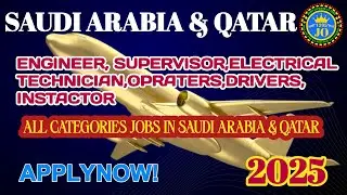 Latest Gulf Jobs 2025 | Saudi & Qatar Hiring Now | Free Visa & Multiple Categories Job