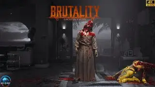#28 Brutal MK1 Battle: GHOSTFACE vs CRYAX - 4K 60 FPS Gameplay (No Commentary)