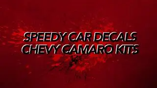 SpeedyCarDecals Chevy Camaro Vinyl Graphics Stripes Decals Video Ad 01