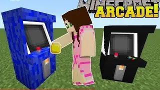Minecraft: ARCADE MACHINES!!! (PLAY SNAKE & TETRIS IN MINECRAFT!) Mod Showcase