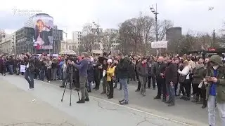 Serbs Protest Coronavirus Restrictions