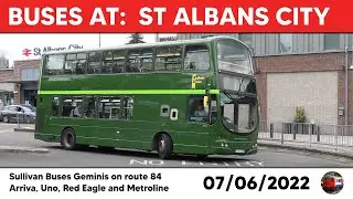 Buses at St Albans City 07/06/2022
