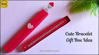DIY Bracelet Gift Box Idea | How To Make A Bracelet Gift Box