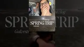 SPRING TRIP TO GALVESTON VLOG! #houston #galveston #vlog #vlogger #trip #friends #travel  #vlogs