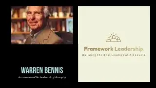 Warren Bennis - A Leadership Scholar everyone should know and study.