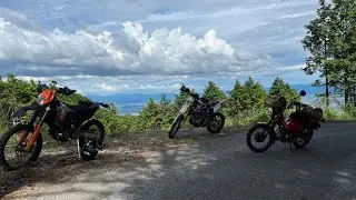 九千部林道　福岡　ktm　excf250  yamaha wr250r