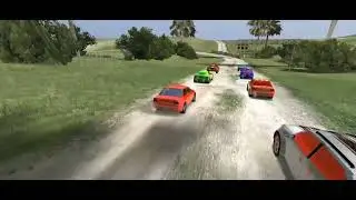 Rally race game play part 1