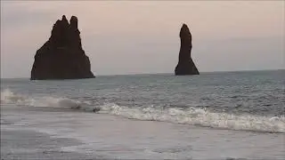 Черный пляж Рейнисфьяра, юг Исландии