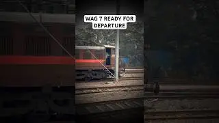 WAG 5 READY FOR DEPARTURE SIGNAL, WAG5 ELECTRIC LOCOMOTIVE #wag5 #signal #shorts