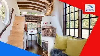 Dream tiny house comes with a pizza oven fireplace - Beauty Architecture