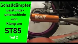 Simson Tuning | Schalldämpfer Teil 2 mit Stage6 R/T im Vergleich Top3 Auswertung CO2radtechnik