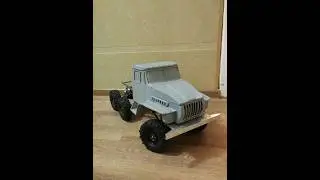 Сборка кабины из ПВХ Урал 4320 rc 1/10 #rctruck