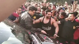 Sahil khan fan excitement goes wrong