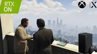 GTA V Next Gen Looks Amazing With Ray Tracing - Xbox Series X RT Performance Mode Gameplay Part 4