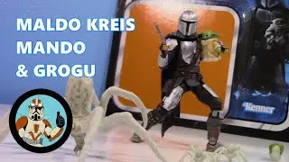 The Mandalorian and Grogu (Maldo Kreis) | Hasbro Star Wars The Vintage Collection 3.75