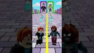 Roblox Bacon Boy vs Bacon Girl 😂 A transformation battle between the main Roblox characters #roblox