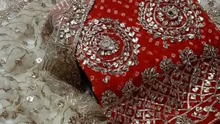 👉Pure chiffon gota patti shirt design 2024😊|#gota patti organza duppata design @ZahrasFashion