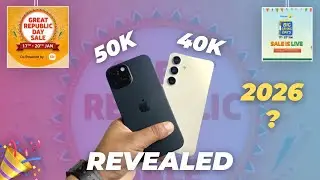 iPhone 15 vs Samsung galaxy s24 price in Flipkrt republic day sale 2026 🔥 