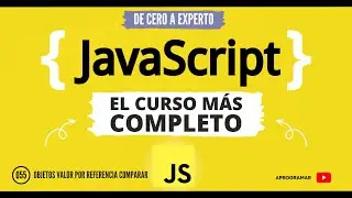 Aprogramar con JavaScript - 55 Objetos valor por referencia