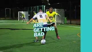 fearless 4-player street soccer team takes on a formidable 5