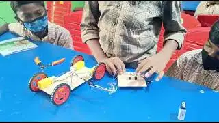MAKING A BASIC ROBOT CAR MODEL | ATL GHSS ERASAI THENI |  7TH & 8TH STD |#ATL #AIM #ATALTINKERINGLAB