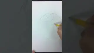 Easy 3d drawing - How to draw a sphere with Contour Lines ✍️💯😍#shorts #3d #sphere