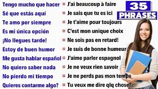 📑35 Phrases Super Utiles en Espagnol ||| Apprendre l'Espagnol facilement et Rapidement 🔹 #7