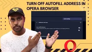 How to turn off autofill address in opera browser | delete autofill address in opera browser