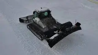 1 Minute With a Prinoth Bison X Snowcat Ski Hill Groomer