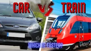 Car VS Train RACE! Top Gear Challenge (Which is FASTER?)