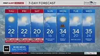 Stretch of dangerously cold weather continues in Maryland