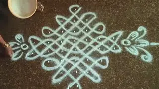 Simple Daily Rangoli | Dots Melikala Muggulu | perfect rangoli