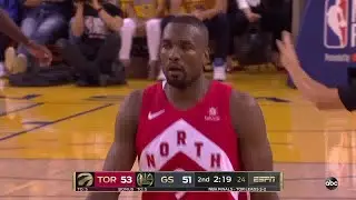 Serge Ibaka All Game Actions 2019 NBA Finals Game 6 Raptors vs Warriors Highlights