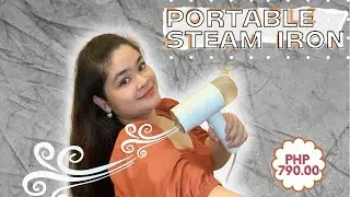 PORTABLE STEAM IRON - REVIEW ( SHOPEE FIND - Does it Work???)