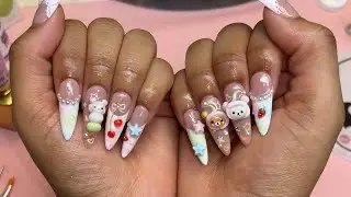 Rilakkuma Nails 🐻 | Press-Ons | Watch Me Work