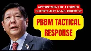 PBBM TACTICAL MOVE IN APPOINTING ATTY. MATIBAG SA NBI DIRECTOR.