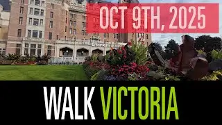 Victoria BC Fall Walking Tour | Government Street to the Legislature | October 9th, 2025